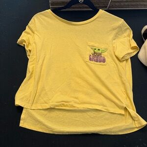 Baby yoda girls top
